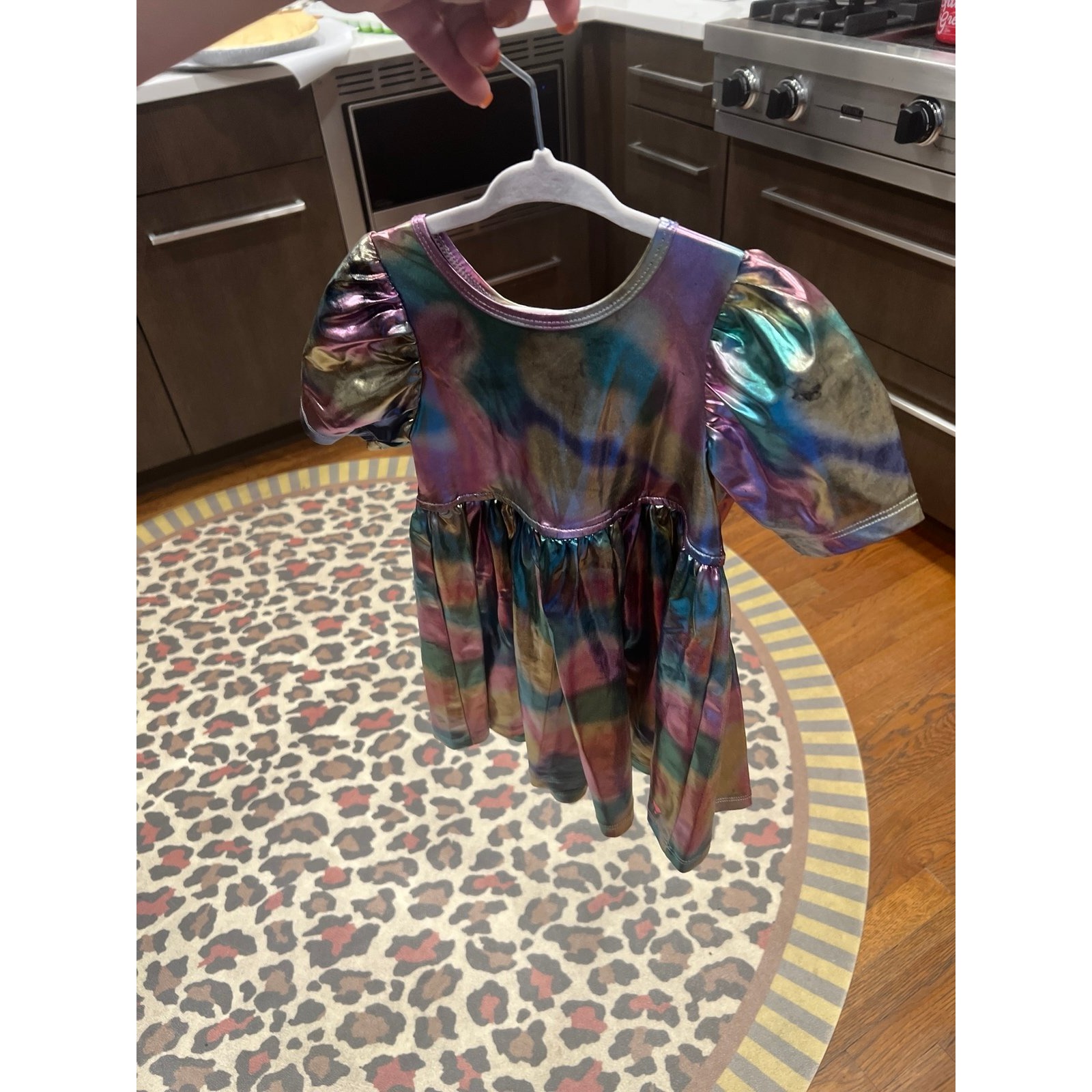 Pink Chicken Girls' Lame Laurie Dress In The Cotton Candy 2t